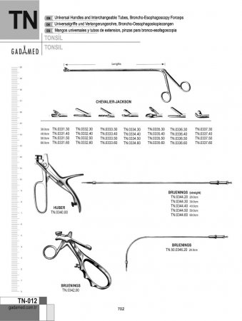 Tn Tonsil Cerrahi Aletler Gadamed Cerrahi Aletler