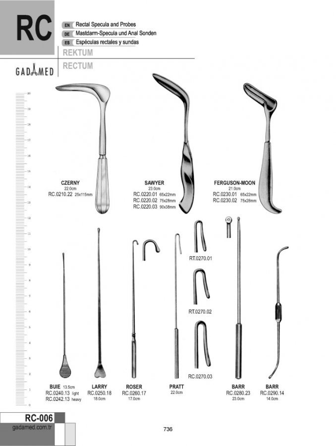 Rc Rektum Cerrahi Aletler Gadamed Cerrahi Aletler